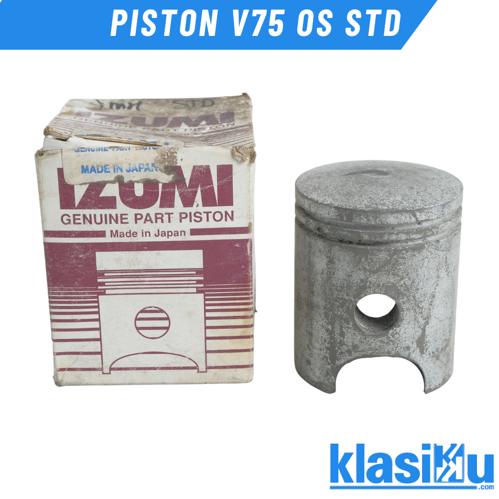thumbnail interactive-video image 1 of NOS Piston Ring Set STD Fit Yamaha V75 V80 U7E FS80 Y80 GT80 LB80 Chappy - 298-11601-00 1 of 6