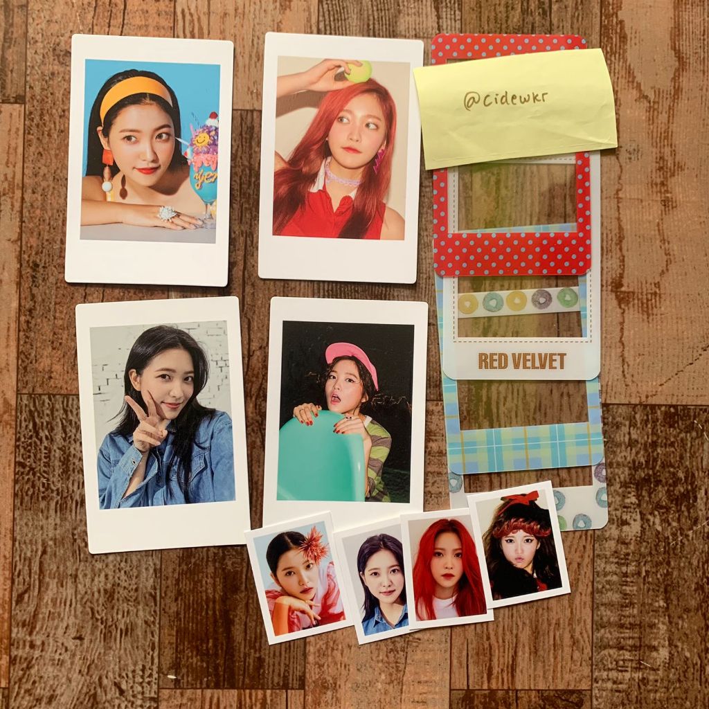 Jual PC YERI RED VELVET TROLLS POLAROID SET | Shopee Indonesia