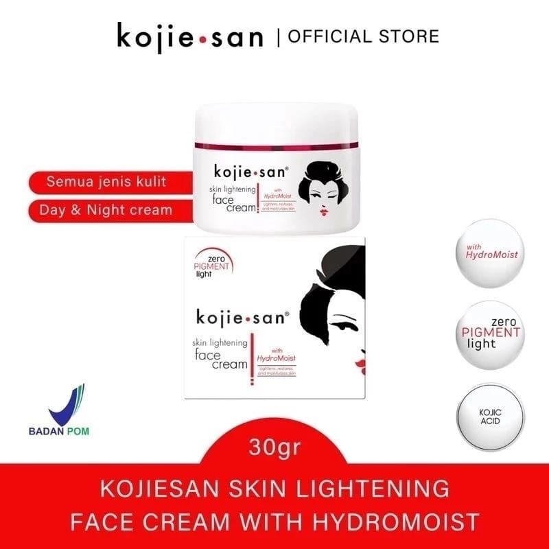 Jual Kojie San Skin Lightening Face Cream with HydroMoist 30gr Shopee
