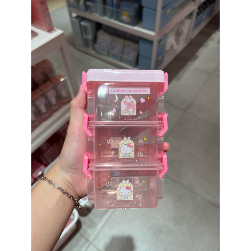 Jual Miniso x Sanrio‼️ Storage Box Three Layers & Double Layers Sanrio ...