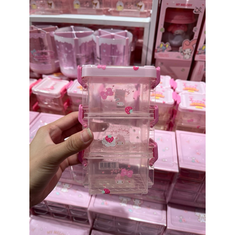 Jual Miniso x Sanrio‼️ Storage Box Three Layers & Double Layers Sanrio ...