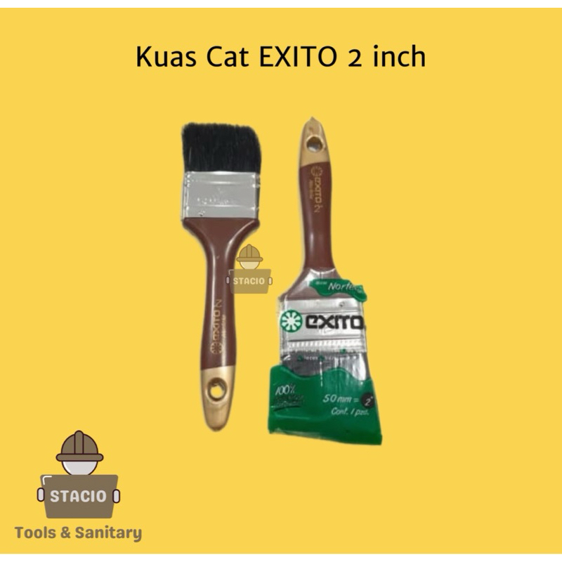 Jual Kuas Cat EXITO 2 inch Kuas Cat Tembok Plastik PVC 2 inch | Shopee ...