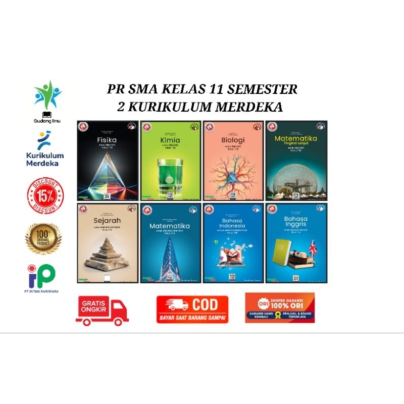 Jual BUKU PR/LKS SMA Kelas 11/XI Semester 2 Kurikulum Merdeka Tahun ...