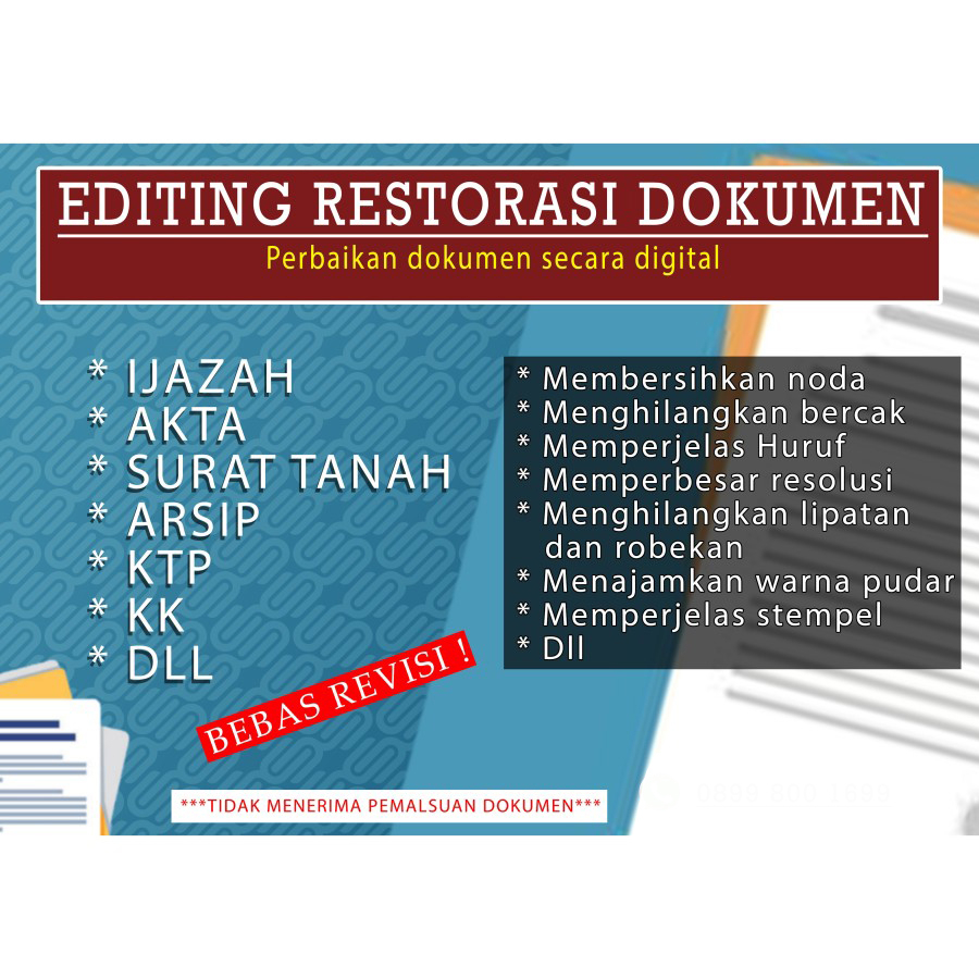 Jual Edit Dokumen File Pdf Scan Convert File Desain Ulang