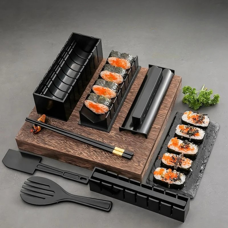 Jual Maker Sushi 10 in 1 Alat Gulung Cetakan Pembuat Bento Makanan ...