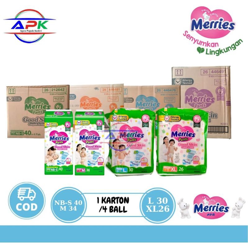 Jual MERRIES KARTONAN M L XL GROSIR dan merk lainya | Shopee Indonesia
