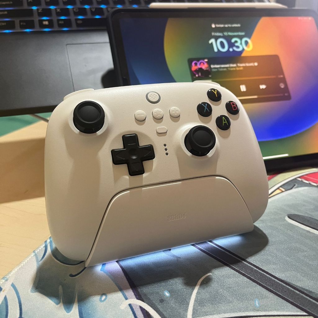 Jual 8bitdo Gamepad Ultimate Controller Stick Wireless 2.4G White ...
