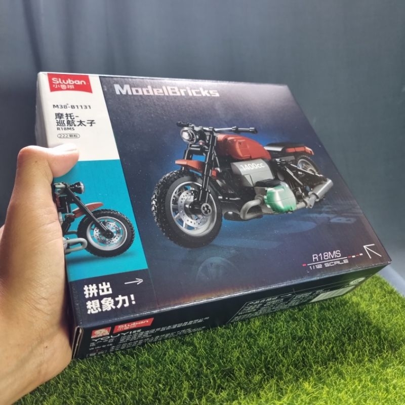 Motocicleta Sluban - Rninems - Model Brick de 191 piezas