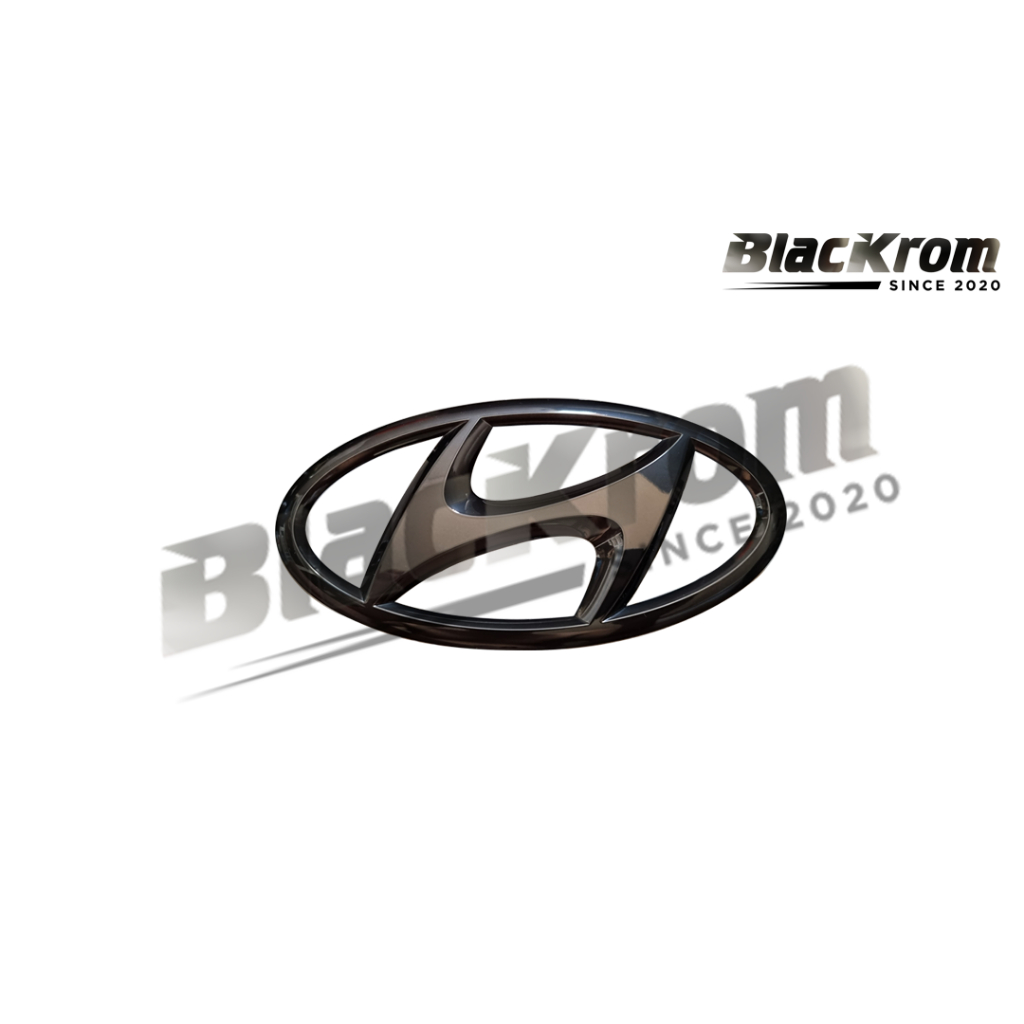 Jual Logo Emblem Black Chrome Depan Hyundai Stargazer | Shopee Indonesia