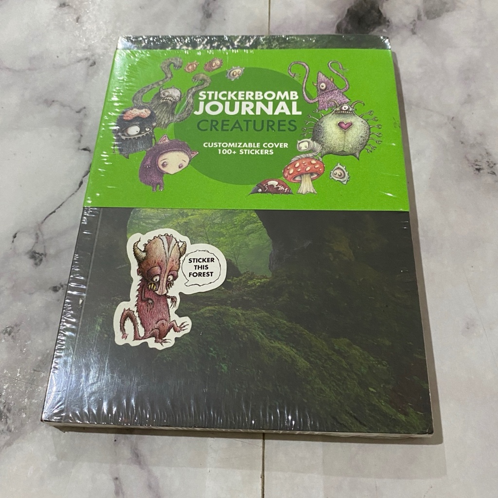 Jual Stickerbomb journal monsters monster buku stiker anak sticker book