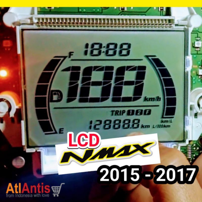 Jual LCD Nmax 2015 2016 2017 New condition lcd speedometer for yamaha ...