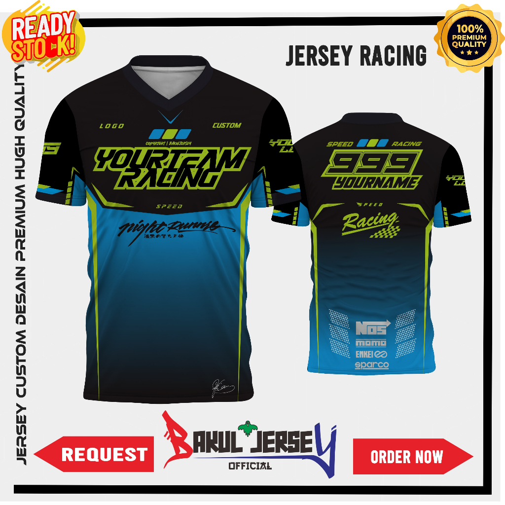 Jual Jersey racing custom desain | Shopee Indonesia