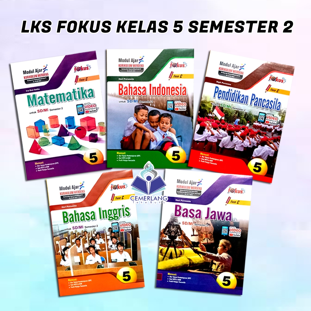 Jual Lks Fokus Kelas Sd Semester Dan Matematika Ipas Pancasila