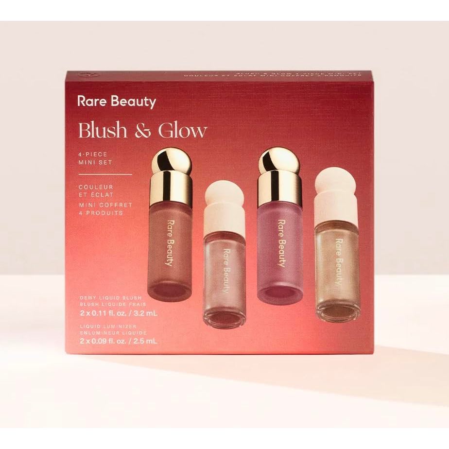 Jual Rare Beauty Blush & Glow 4Piece Mini Set (Holiday Limited Edition) Shopee Indonesia