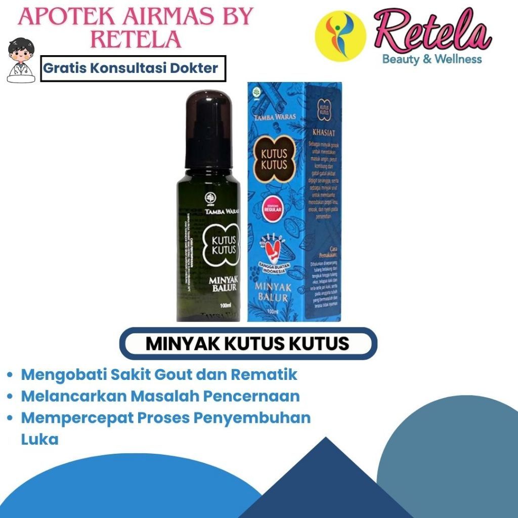 Jual Minyak Kutus Kutus Tamba Waras Original 100ml Shopee Indonesia