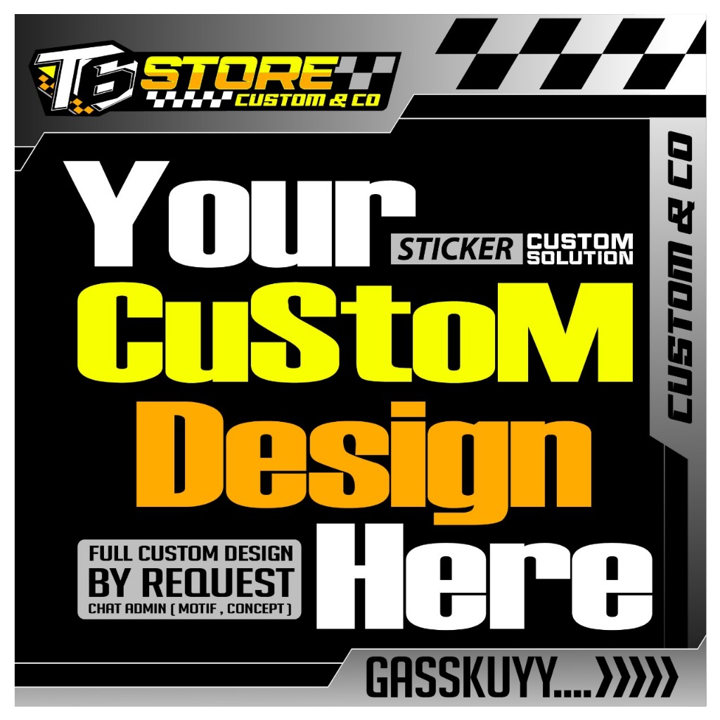 Jual DecalCustom All Type Motor Matic Shopee Indonesia