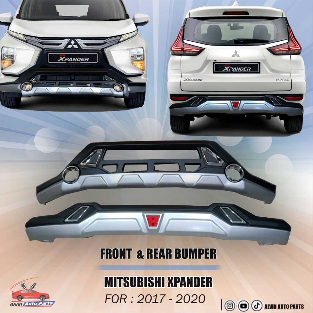 Jual BUMPER DEPAN BELAKANG XPANDER 2017 - 2020 / BUMPER GUARD XPANDER ...