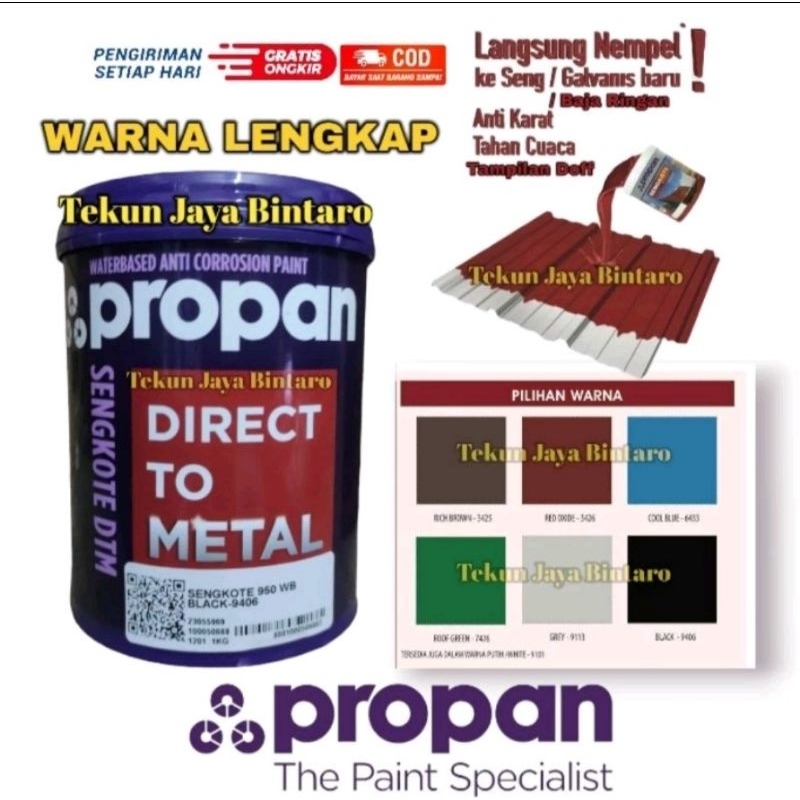 Jual Propan Sengkote DTM 20 KG Cat Seng Galvanis Besi SK950 Anti Karat