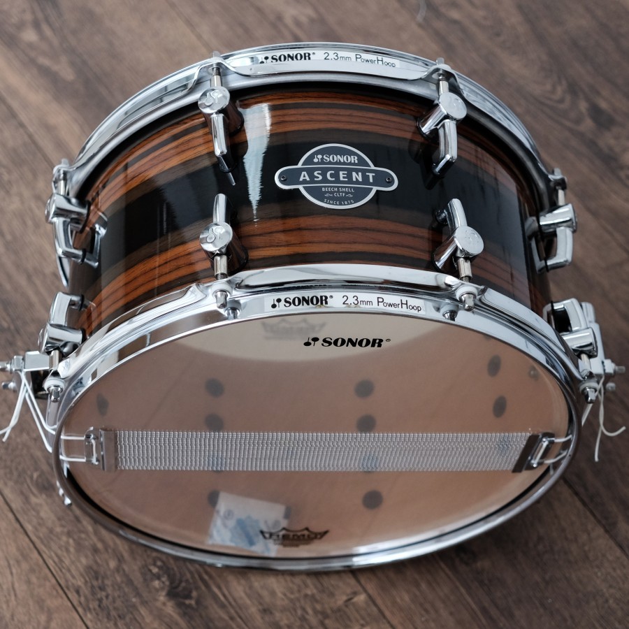 Jual Drum Snare SONOR Ascent 13 X 7 Beech Shell Ebony Stripes Shopee Indonesia