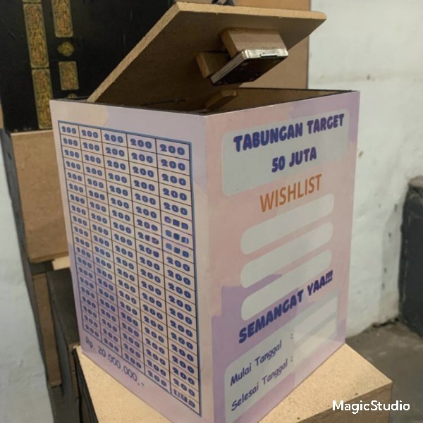 Jual Celengan Viral Target Besar + Kunci Celengan Ukuran Jumbo Target ...