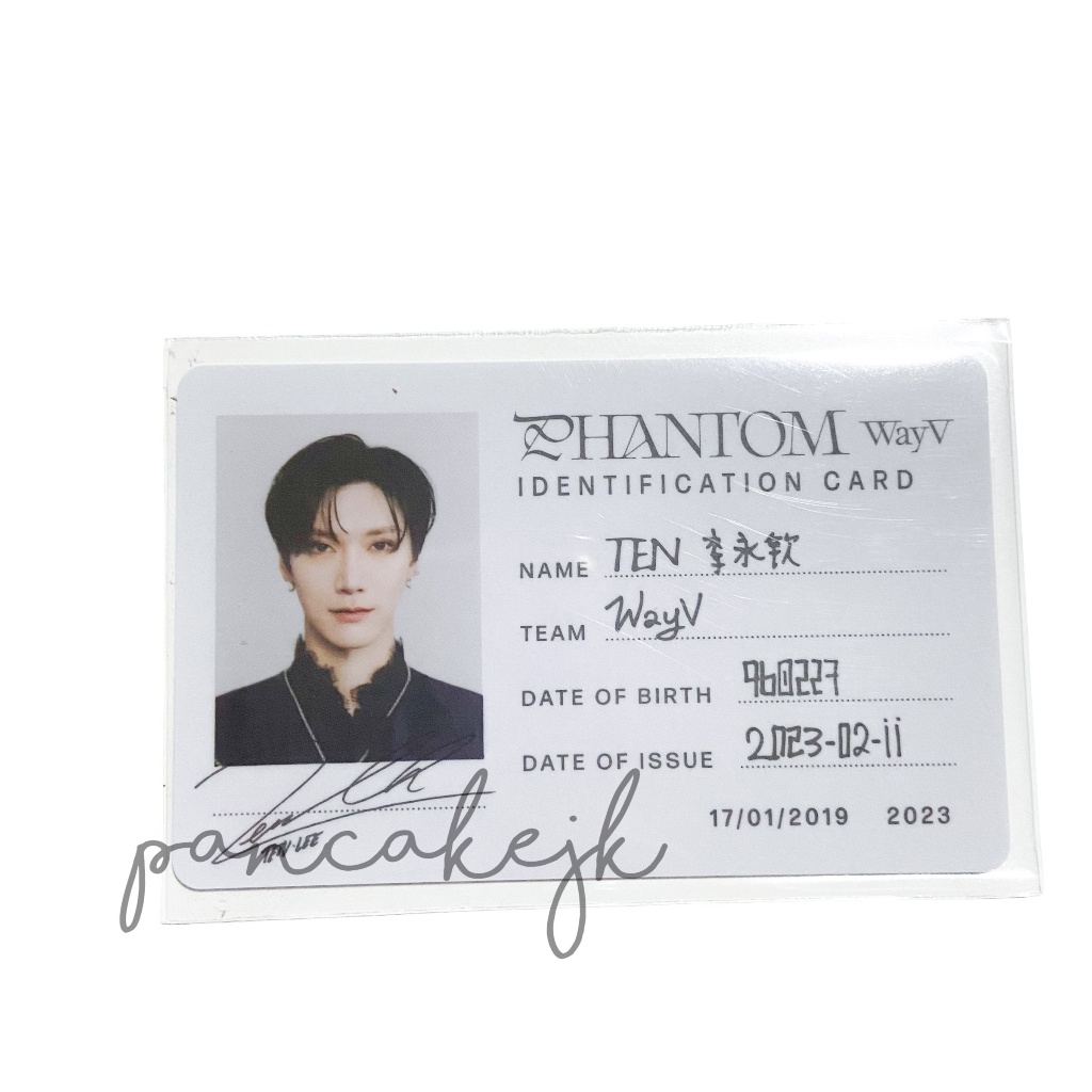 Beyond Live ウィンウィン IDカード WINWIN] WayV Beyond LIVE Beyond the Vision ID CARD + DECO