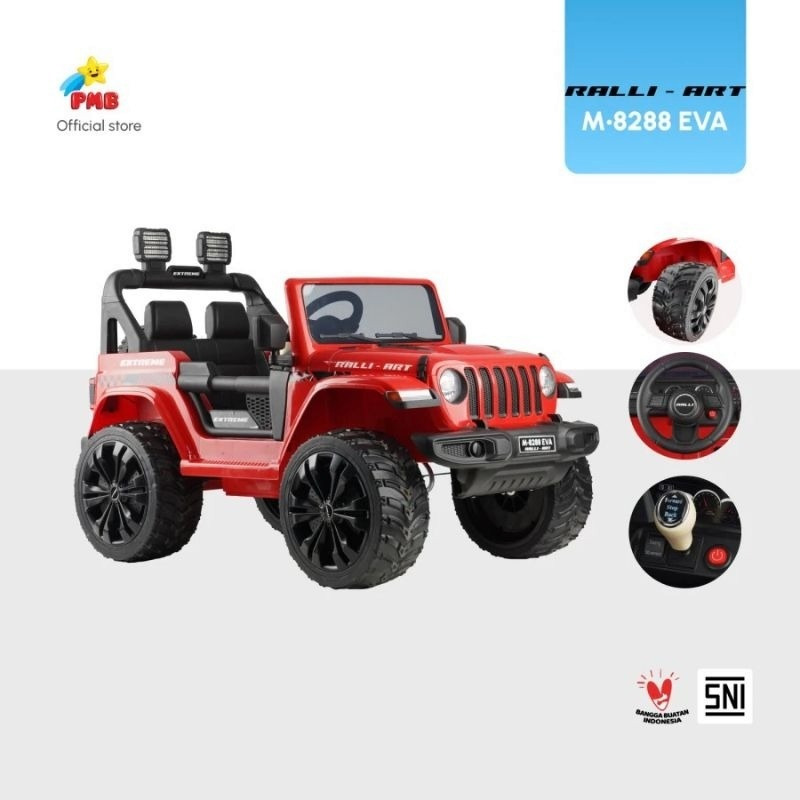 Jual Mobil Aki Anak Jeep PMB RALLY M-8288 EVA | MOBIL AKI | Shopee