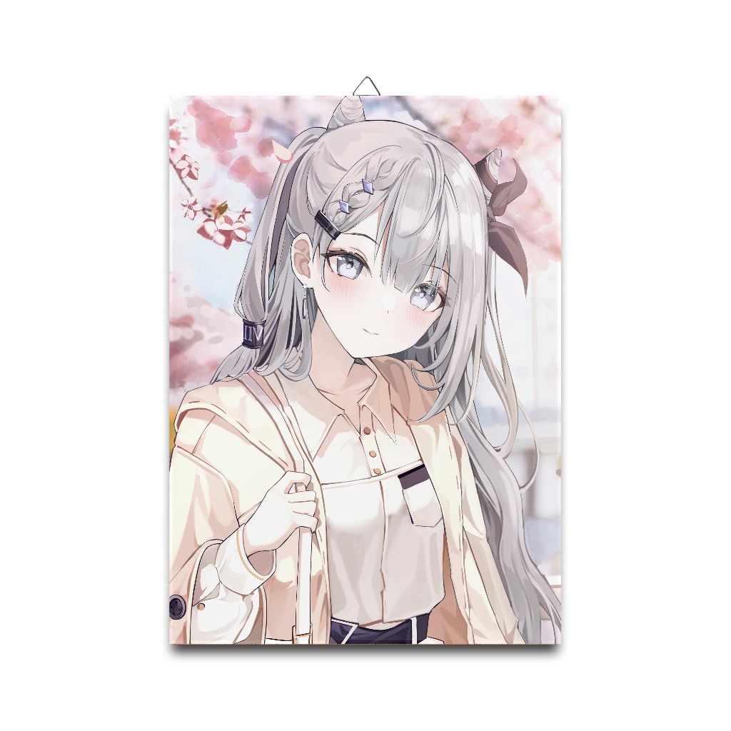 Jual Poster dinding kayu anime vtuber VESTIA ZETA SMILE - HOLO ID ...