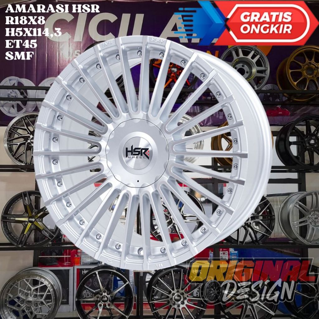 Jual Velg Pelek Mobil LUXIO SONET TUCSON XOVER HSR AMARASI RING 18 R18 Shopee Indonesia