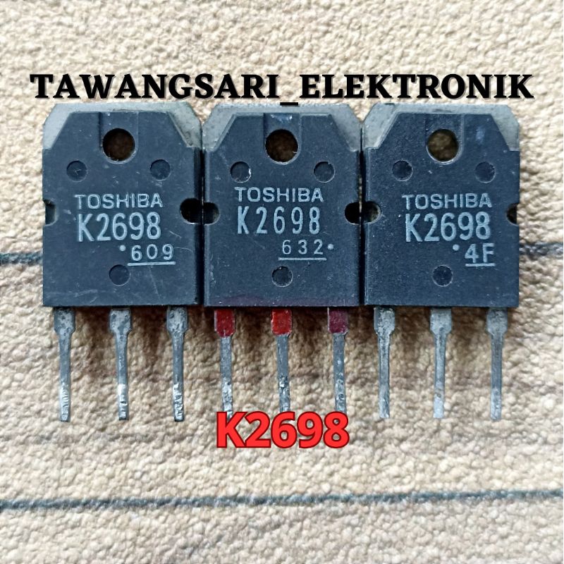 Jual fet k2698 mosfet k2698 original tr mosfet k 2698 18A 500V | Shopee ...
