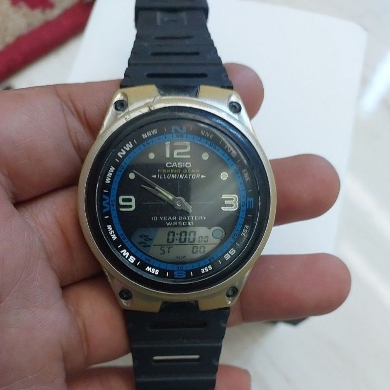 Aw 82d Harga Jam Casio Fishing Gear Illuminator Aw 82 Casio Watch