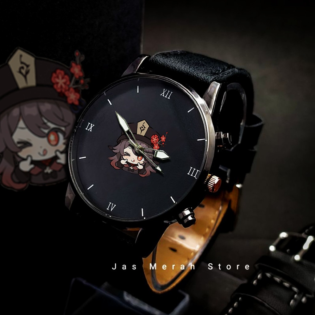 Jual Jam Tangan Anime Hu Tao Genshin Impact Include Box Hitam Premium dan Double Strap Shopee