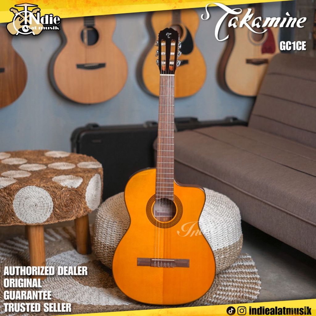 Jual Gitar Akustik Klasik Nylon Takamine Gc Ce Nat Shopee Indonesia