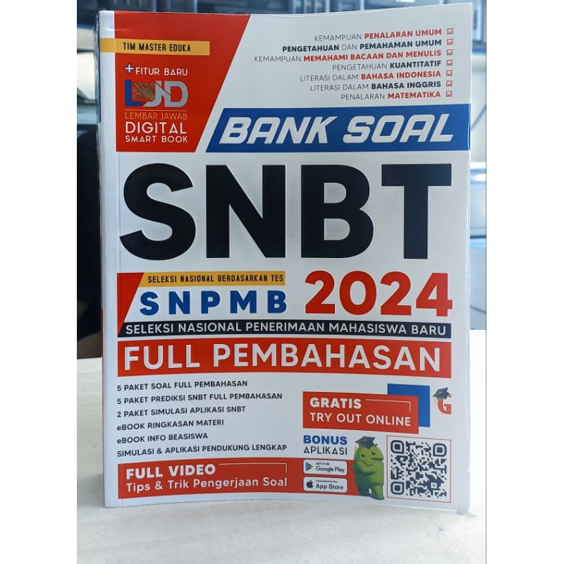 Jual BANK SOAL FULL PEMBAHASAN SNBT-UTBK-SNPMB 2024 | Shopee Indonesia