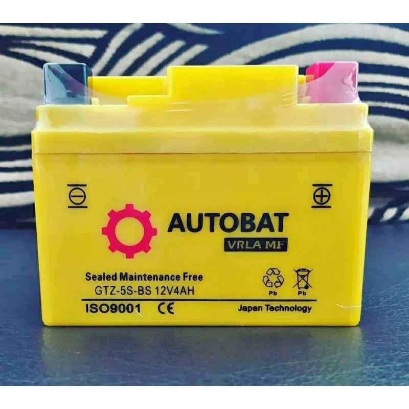 Jual aki motor Gtz5s Merek Autobat 12v 4ah | Shopee Indonesia