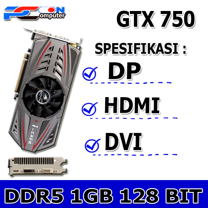 Colorful Geforce Gtx 750 Ti 2gb Icafe Images Colorful NetChi