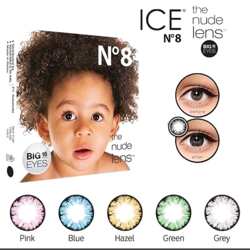 Jual SOFTLENS BABY ICE N8 ( NORMAL) | Shopee Indonesia