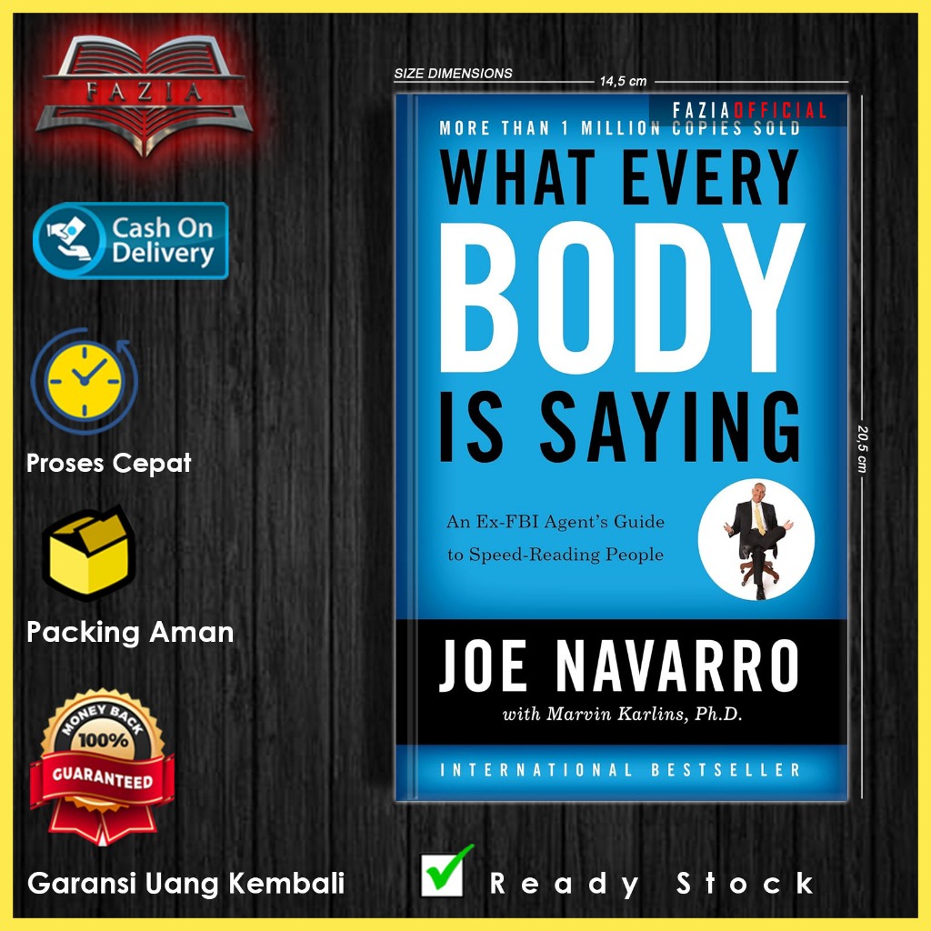 Jual What Every BODY is Saying by Joe Navarro (English/Indonesia) Shopee Indonesia