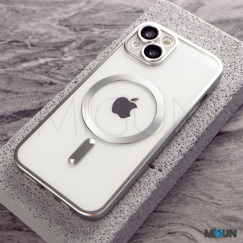 Titanium Pro Flex Magsafe Black Ring Silicone Case iPhone 11 12 13 14 15  PRO PROMAX PLUS