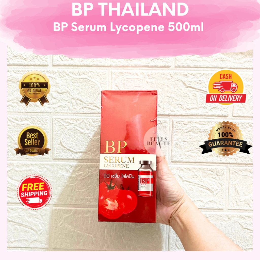 Jual BP SERUM THAILAND LYCOPENE - BP SERUM ARBUTIN GLUTATHIONE 500ML ...