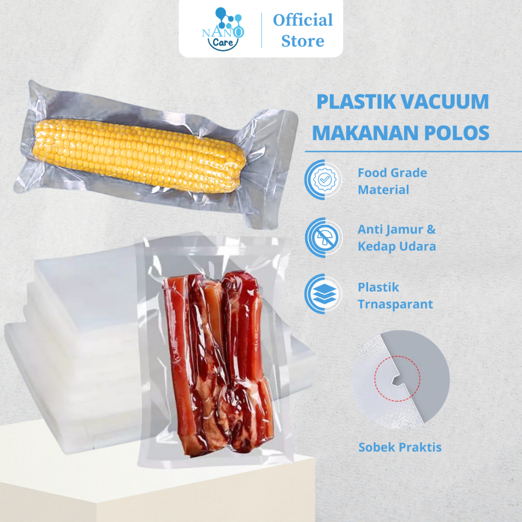 Jual Plastik Vakum Makanan Food Vacuum Bag Sealer Plastik Vacuum