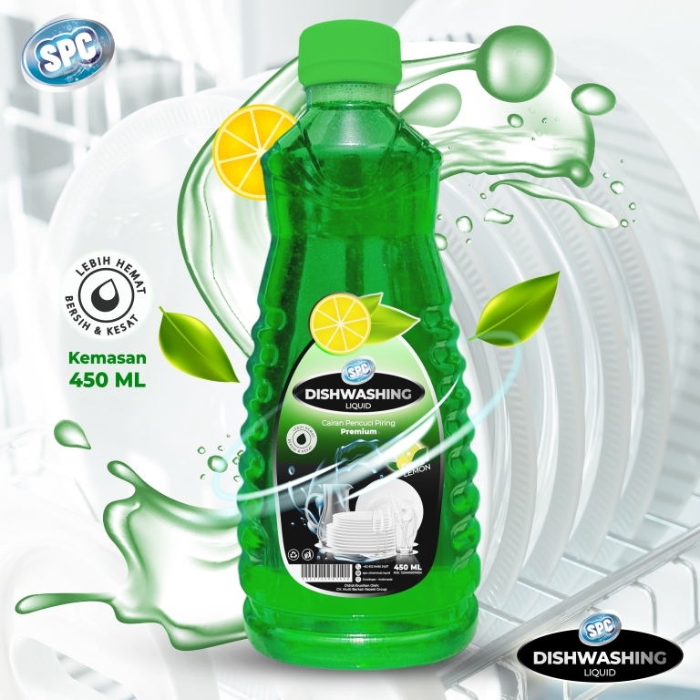 Jual Cairan Pencuci Piring SPC DISHWASHING Liquid Premium 450 ML ...
