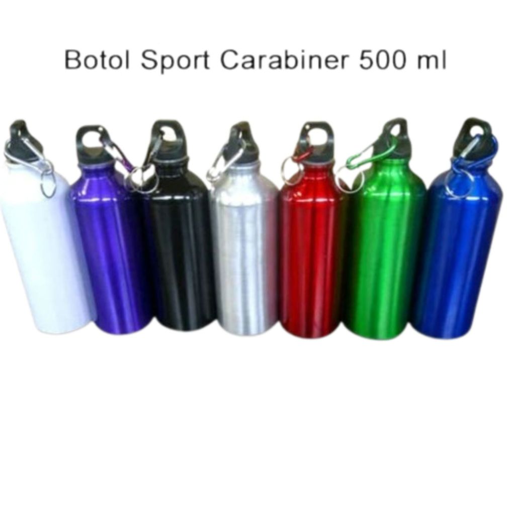 Jual BOTOL SPORT 500ML BOTOL CARABINER BOTOL SEPEDA OLAHRAGA 500ML ...