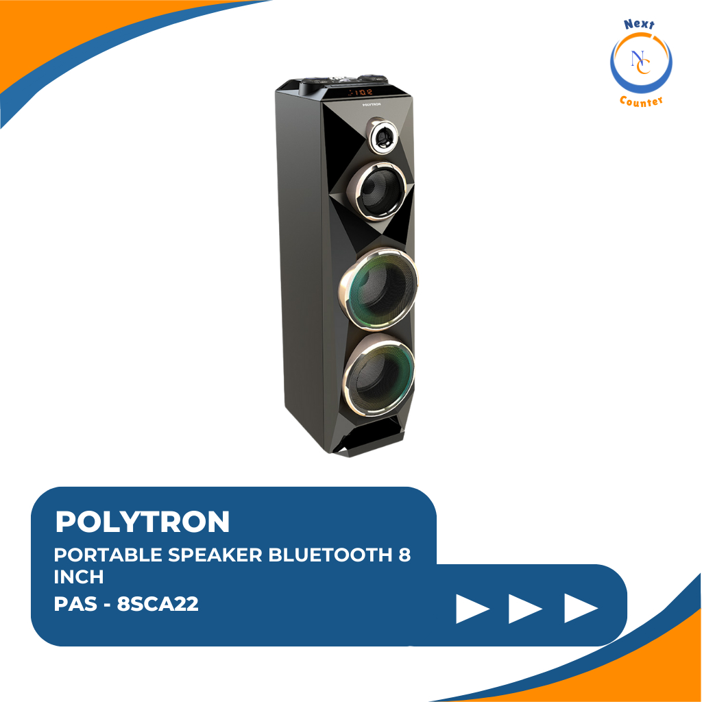 Jual Polytron Bluetooth Speaker Aktif Karaoke 8 Inch Pas 8sca22 Fm