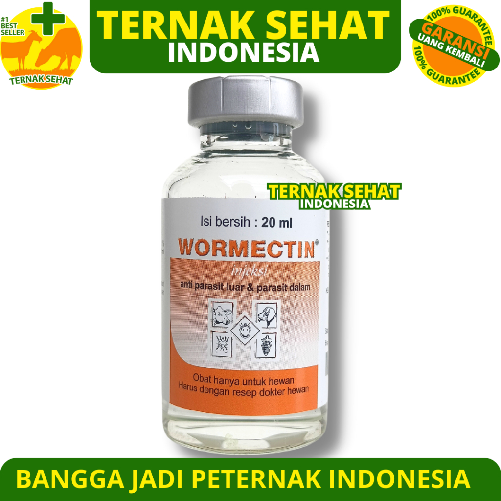 Jual WORMECTIN 20 ml - Obat Kutu Skabies Gudik Cacing Parasit Anjing ...