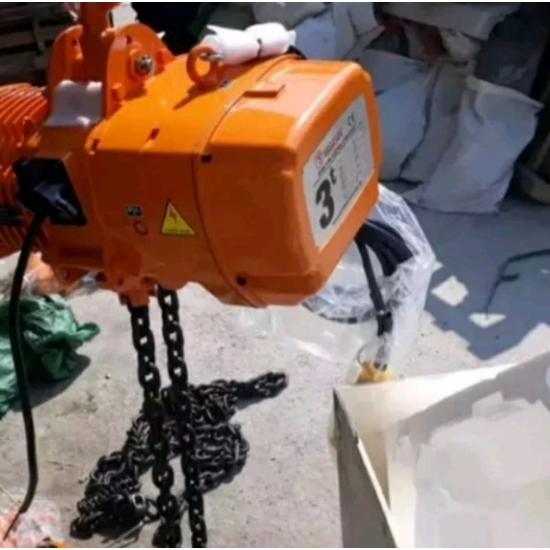 Jual Electric Chain Hoist 3 Ton x 12 Meter NAGASAKI Electric Hoist Elektrik Hois 3 Phase 2 Jalur