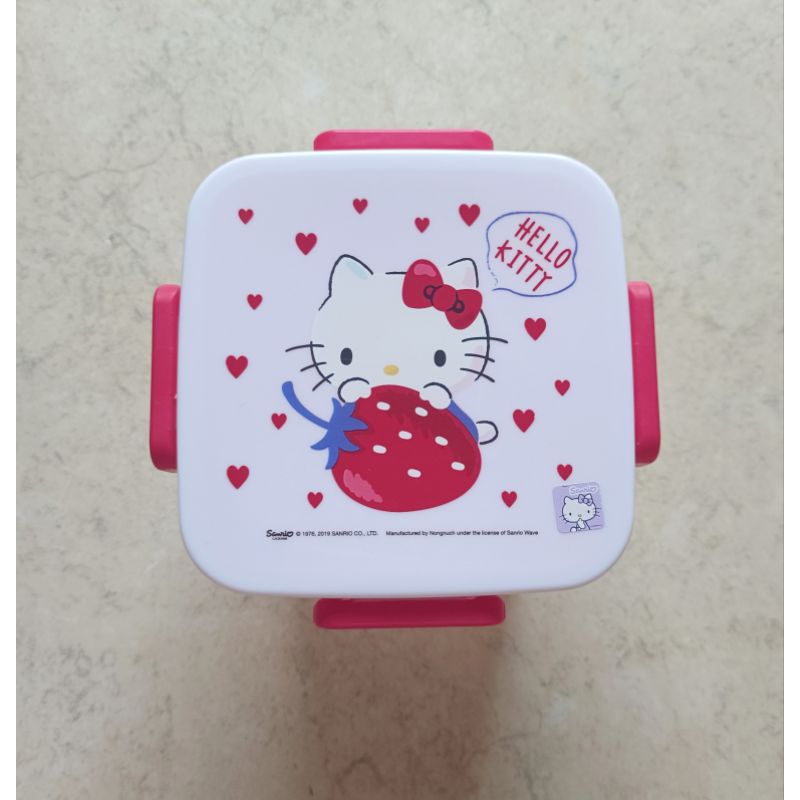 Jual Lunch Box Tempat Bekal Bento Susun Hello Kitty Sanrio Ceklek ...