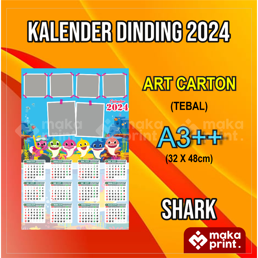 Jual Kalender Dinding Custom 2024 - Souvenir Kalender - Kalender Desain ...