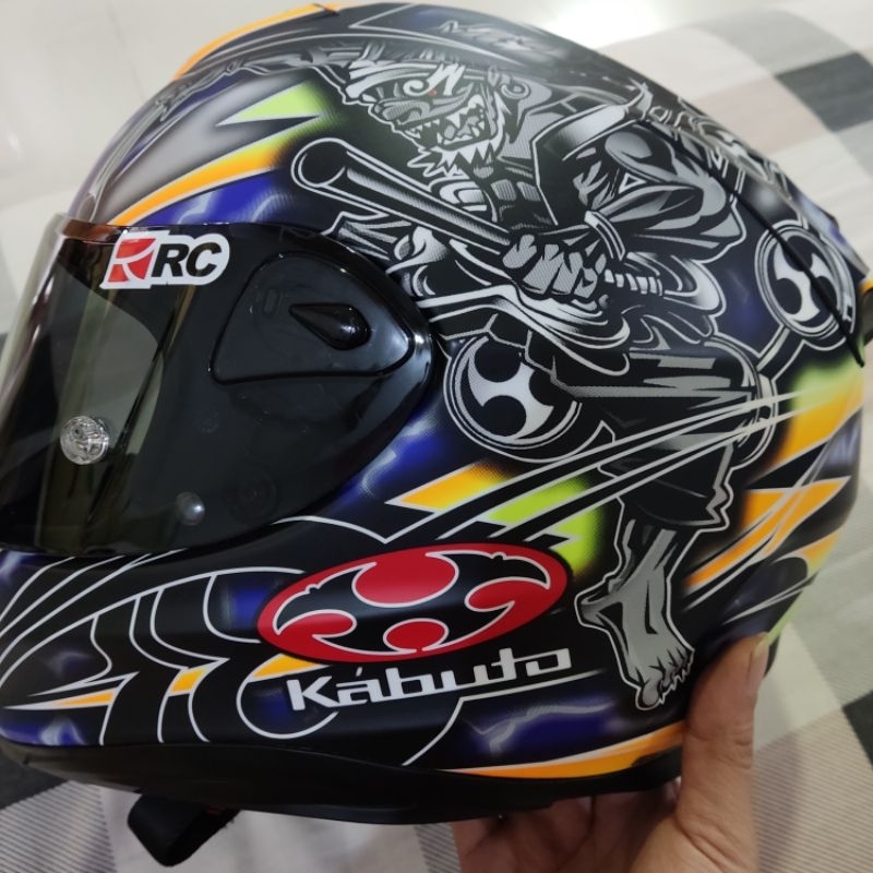 秋吉選手フルフェイスヘルメット Bluetooth バイクヘルメットL