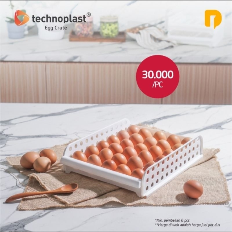 Jual Rak telur estetik/rak telur tingkat/Warna putih,isi 30 butir 1 pcs ...