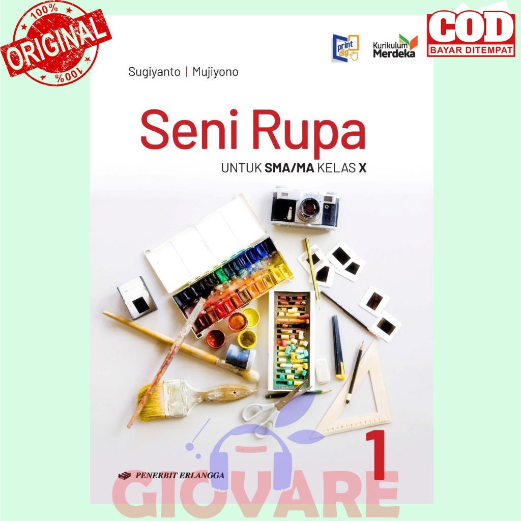 Jual BUKU SENI RUPA KELAS 10 ERLANGGA KURIKULUM MERDEKA | SENI RUPA SMA ...